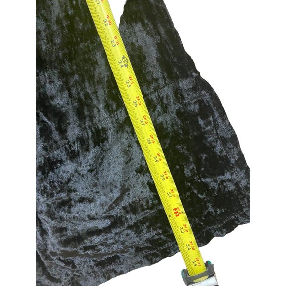 Studio Wear VTG Womens Dress Medium Black Velvet Sleeveless A-Line Cocktail Holi - Picture 9 of 10